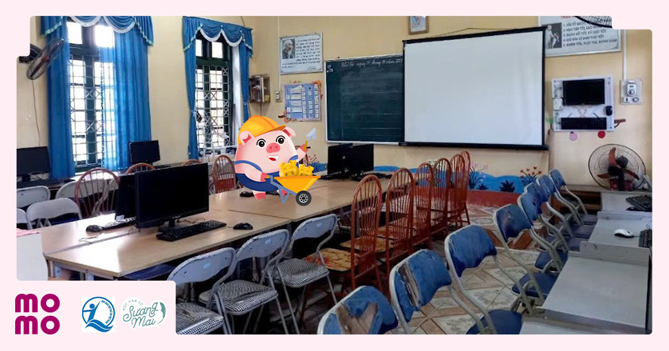 Góp Heo Vàng tặng phòng tin học Trường Tiểu học Phúc Xuân, tỉnh Thái Nguyên