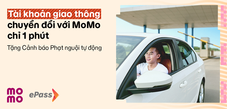 Chuyển đổi Tài khoản giao thông ePass với MoMo chỉ 3 bước đơn giản