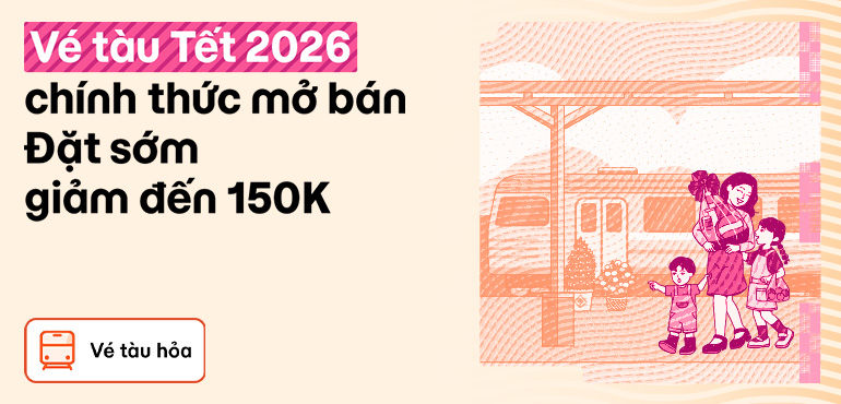 Chính thức mở bán vé tàu Tết 2025: Ưu đãi đến 150.000đ khi đặt sớm!
