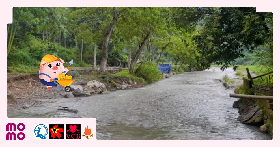 Góp Heo Vàng xây dựng cầu dân sinh thôn Bản Án, xã Ngọc Long, tỉnh Tuyên Quang