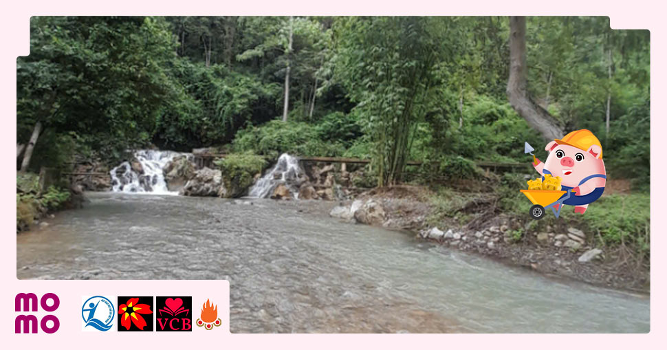 Con đường duy nhất giúp bà con trong thôn ra trung tâm xã chính là đoạn suối rộng của thôn Bản Án - 1