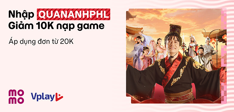 Trở thành chúa công thực thụ trong Quần Anh Phong Hoa Lục với voucher nạp game từ MoMo!