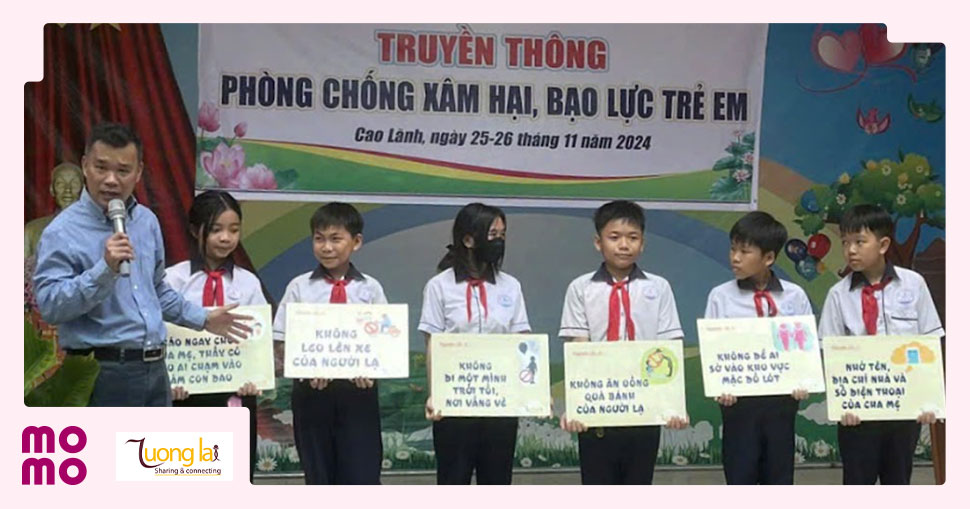 Gây quỹ trao học bổng và tổ chức truyền thông phòng chống xâm hại tình dục tại xã Bình Thành, tỉnh Đồng Tháp