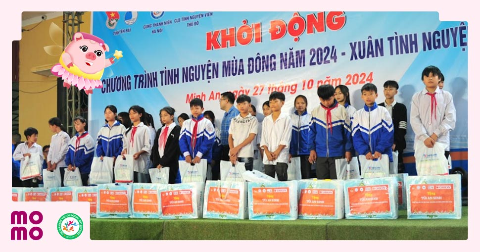 Góp Heo Vàng gửi tặng 16.000 phần quà học tập cho học sinh nghèo hiếu học tại Sơn La