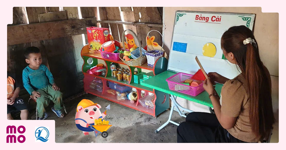 Góp Heo Vàng xây dựng điểm trường Huổi Tông, bản Huổi Phuôn, xã Keng Đu, tỉnh Nghệ An