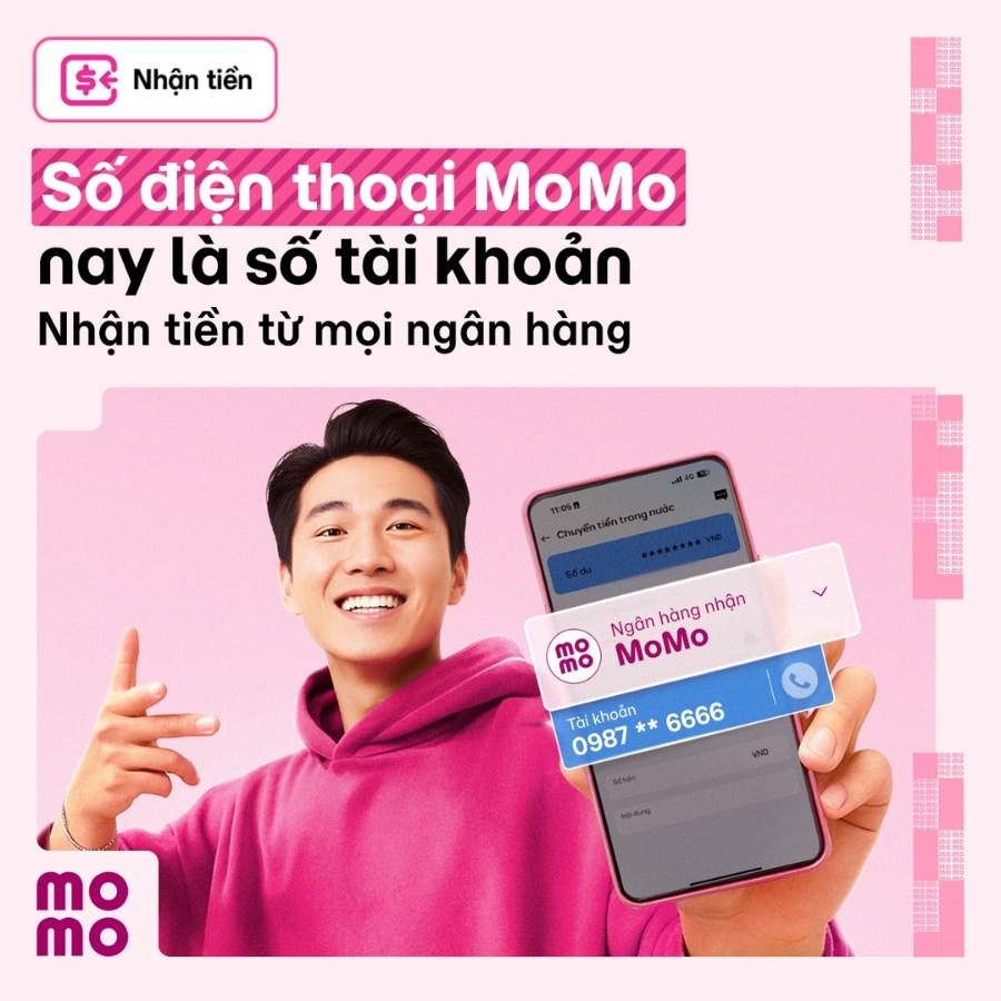 Số điện thoại MoMo nay là số tài khoản - Nhận chuyển khoản từ mọi ngân hàng!