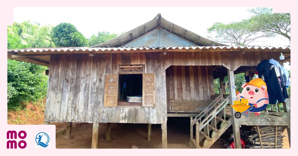 Góp Heo Vàng xây 2 nhà hạnh phúc tặng em Hồ Thị Hương, em Hồ Thị Sơn tại xã A Dơi, Quảng Trị