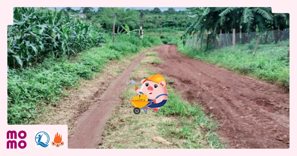 Góp Heo Vàng xây cầu Tràn Làng Tai GLai, xã IA KO, tỉnh Gia Lai