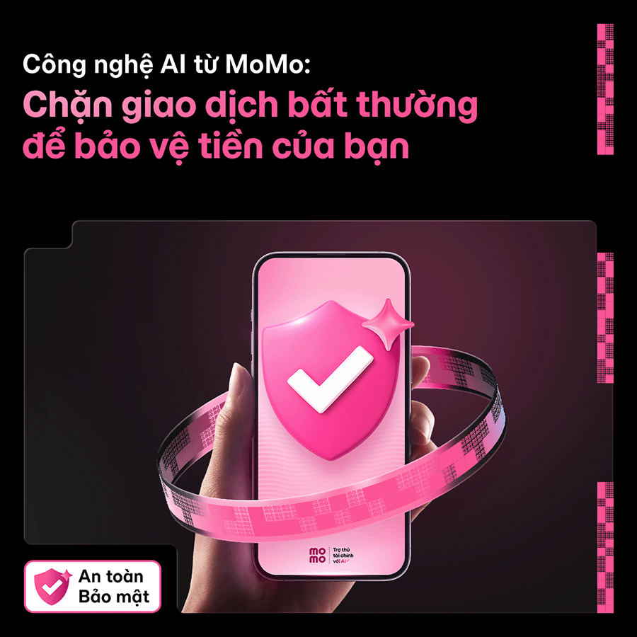 MoMo có chức năng chặn giao dịch bất thường, bảo vệ tiền của bạn trước khi xác nhận thanh toán