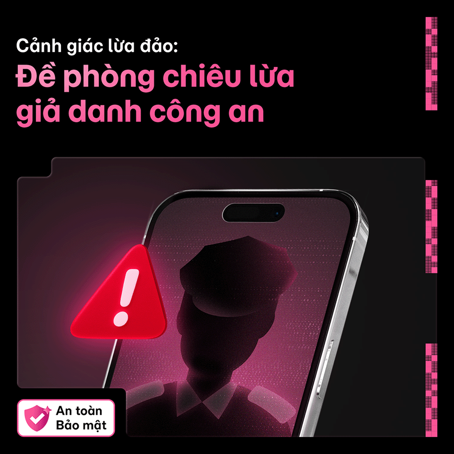 MoMo nhắc bạn cảnh giác chiêu trò giả mạo công an
