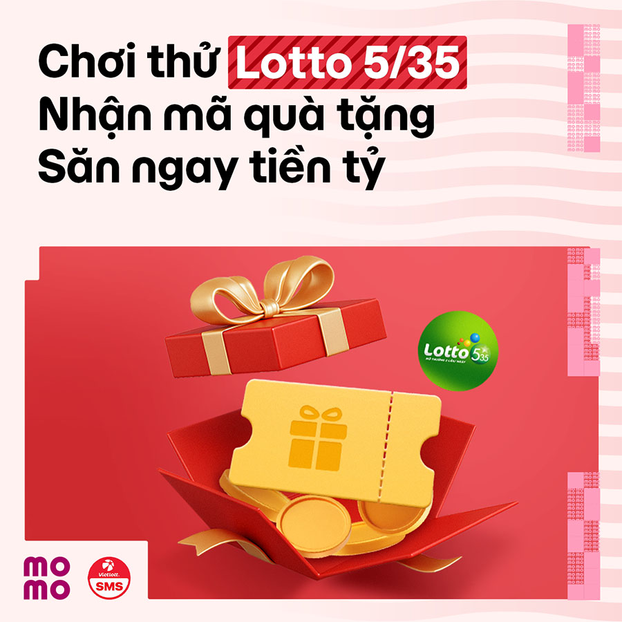 Chơi thử Vietlott SMS miễn phí, nhận mã quà tặng tới 20.000đ