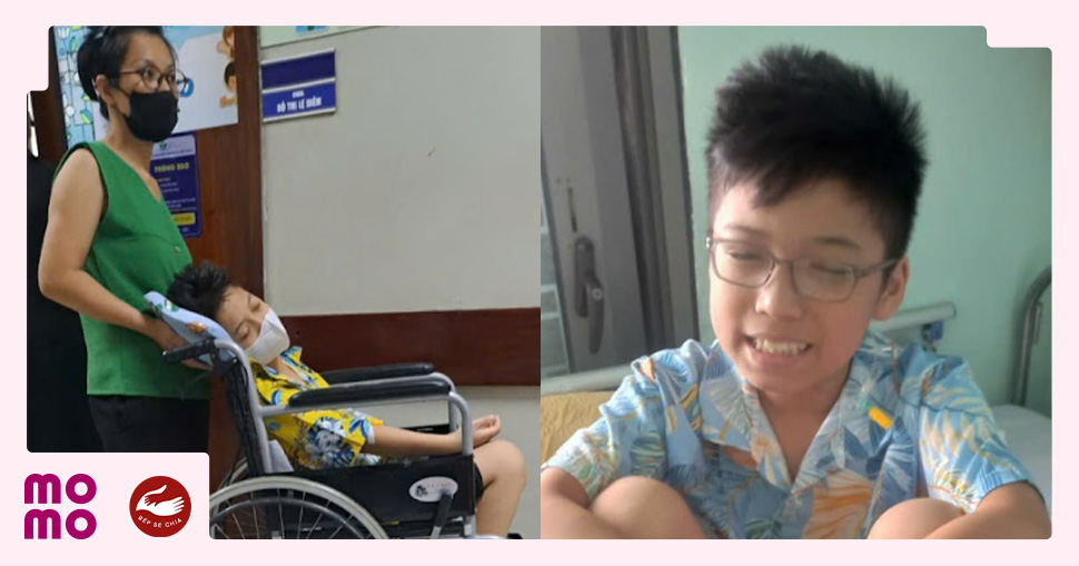 Nguyễn Minh Quân là một cậu bé đáng yêu, thông minh và lạc quan