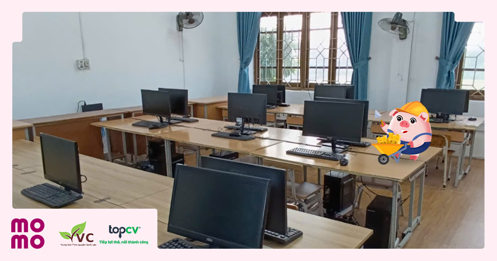 Chung tay giúp các em học sinh có được cơ hội thực hành môn Tin học