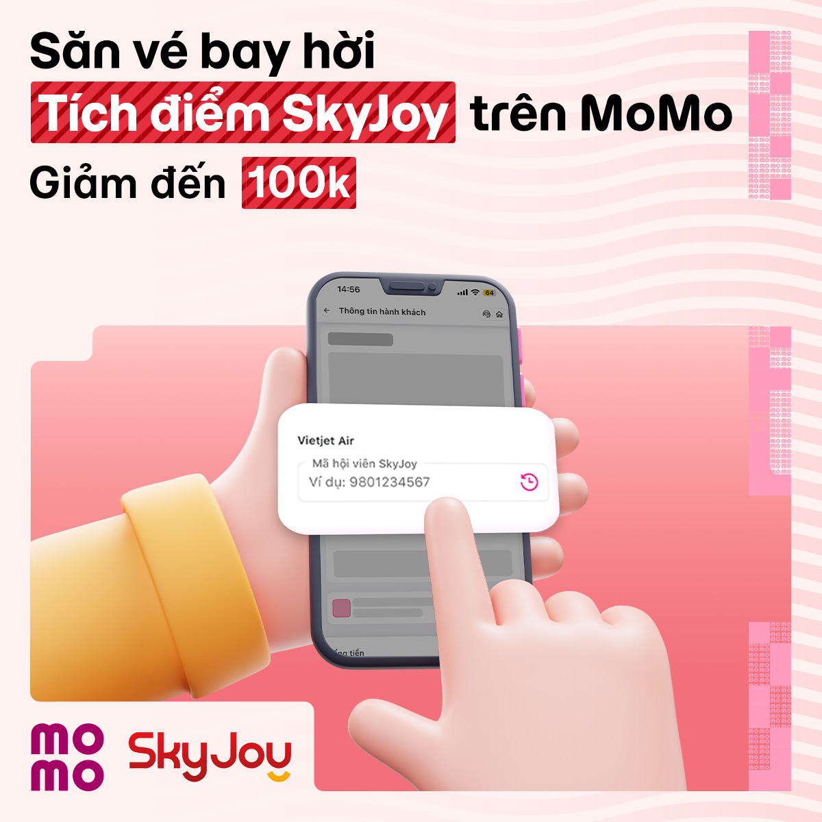 Đặt vé máy bay giá hời, tích điểm SkyJoy tiện lợi ngay trên MoMo Travel