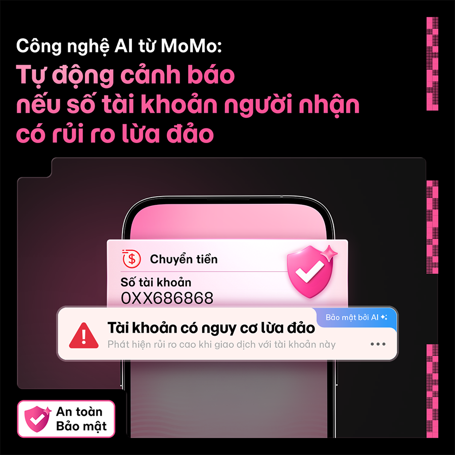 MoMo có chức năng giúp bạn nhận biết mức độ an toàn của tài khoản trước khi thanh toán