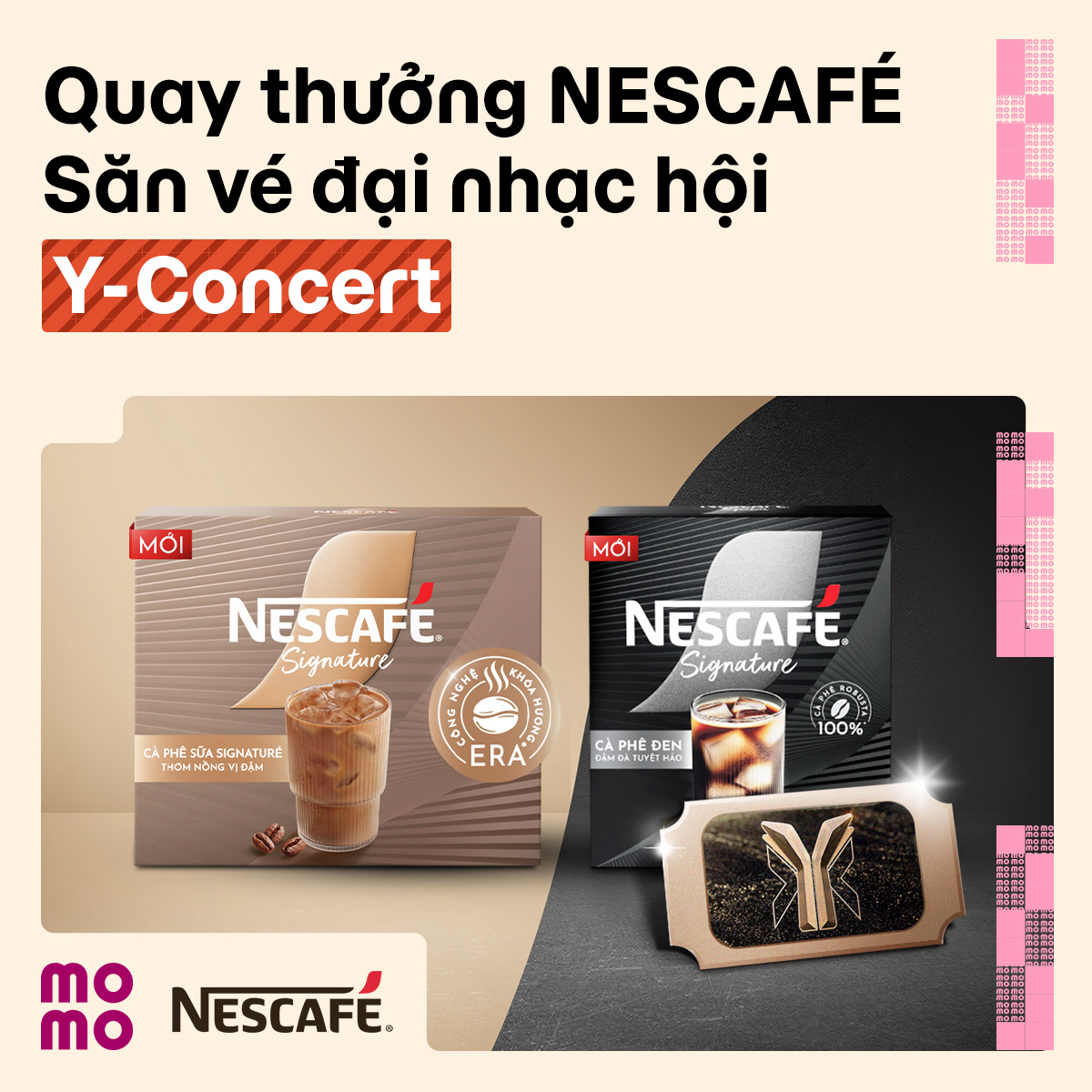 Quay thưởng cùng NESCAFÉ - Săn vé vũ trụ âm nhạc Y-Concert!