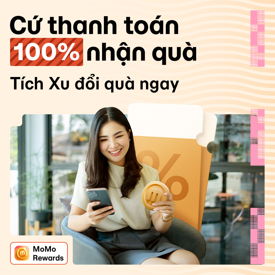 Thanh toán là 100% tích Xu, đổi Xu lấy ưu đãi xịn!