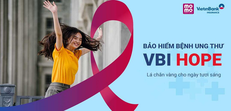 Trang bị Bảo hiểm ung thư VBI Hope với Ví MoMo, an tâm trước rủi ro bệnh hiểm nghèo