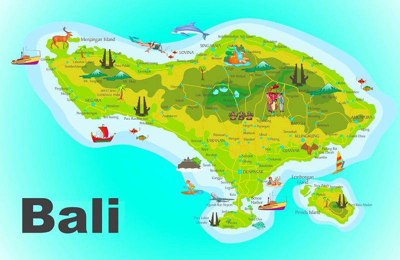 Bản đồ Bali