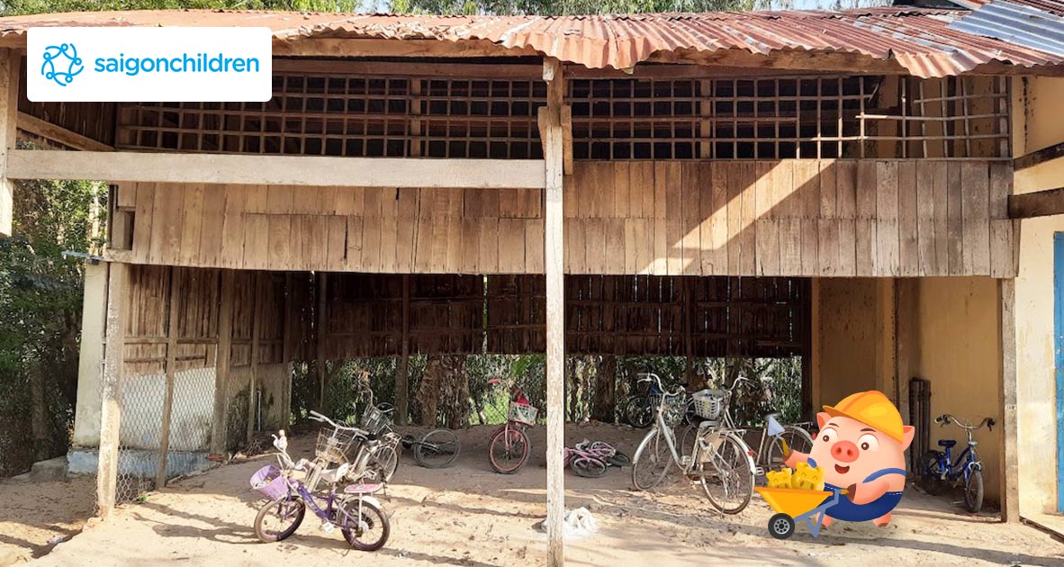 Cùng Saigon Children’s Charity góp Heo Vàng – xây dựng ngôi trường an toàn cho 105 em nhỏ xã Nhơn Hưng