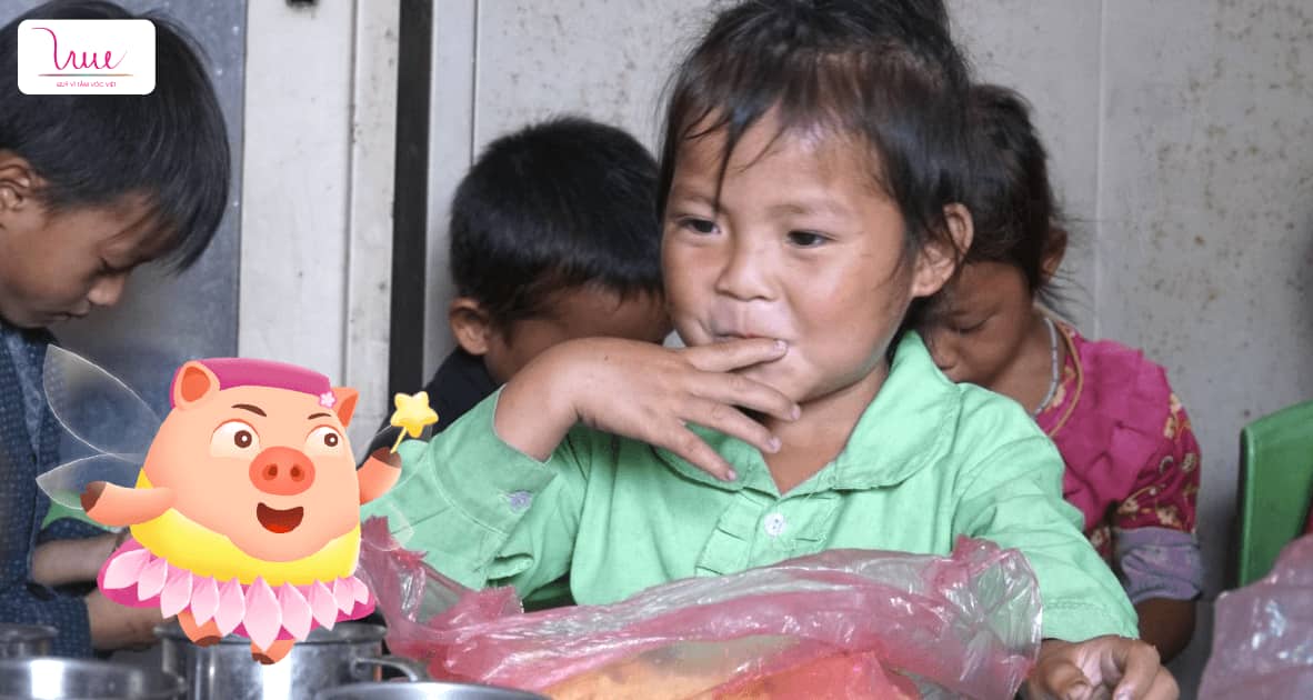 Chung tay mang bữa ăn bán trú dinh dưỡng đến học sinh mầm non ở Thái Sơn và Thạch Lâm (Bảo Lâm, Cao Bằng) nhằm giúp các em nâng cao sức khỏe và chuyên tâm học tập