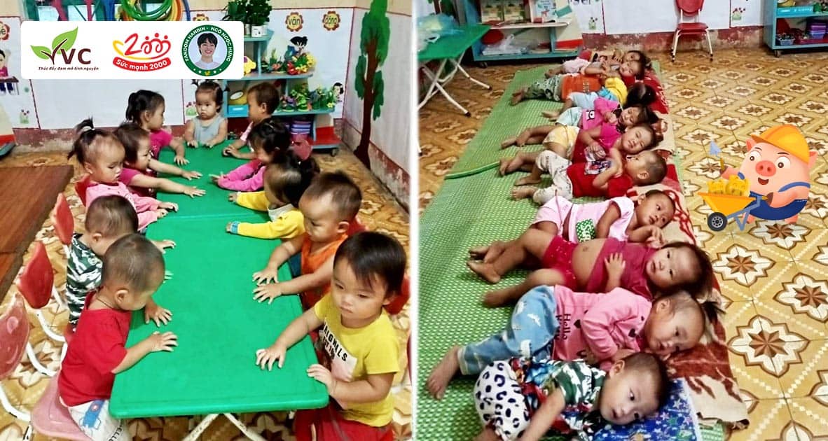 Cùng Góp Heo vàng xây dựng điểm trường Kang Kỷ, tỉnh Yên Bái để các bé không phải học nhờ ở Hội trường thôn ẩm thấp, xuống cấp