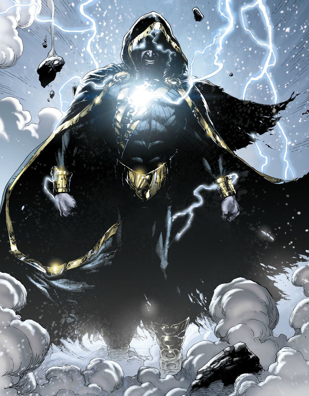 Tạo hình của Black Adam trong truyện tranh của DC.