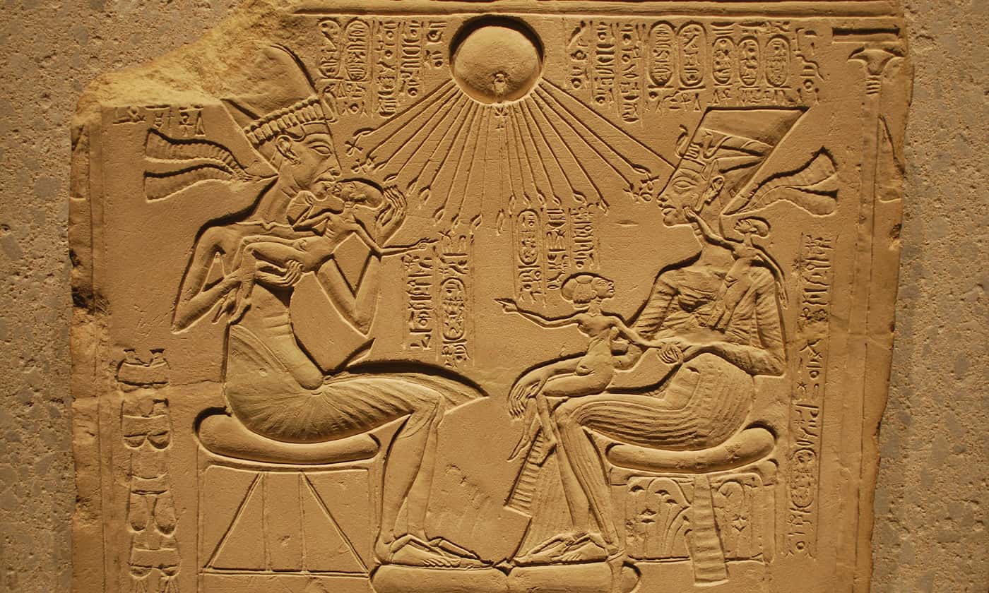 Chiếc đĩa Aton trong tín ngưỡng người Ai Cập cổ.