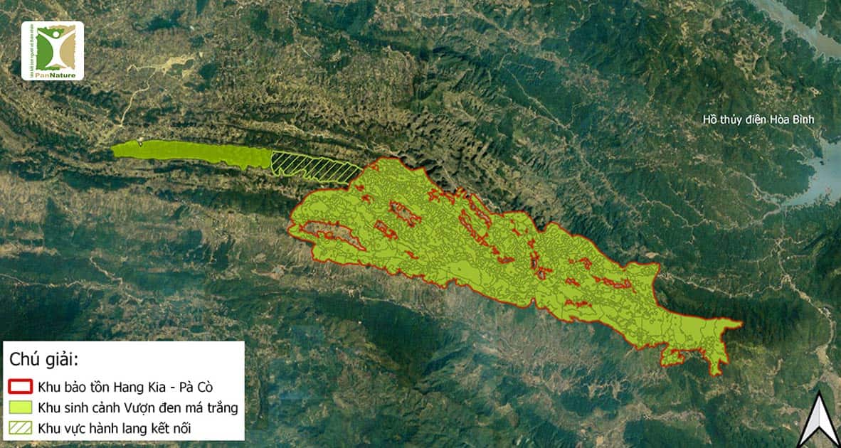 Dải rừng trên núi đá vôi tương quan với Khu BTTN Hang Kia – Pà Cò - 2