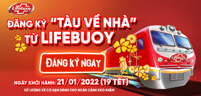 Đăng ký vé “Tàu Về Nhà” miễn phí của Lifebuoy trên MoMo