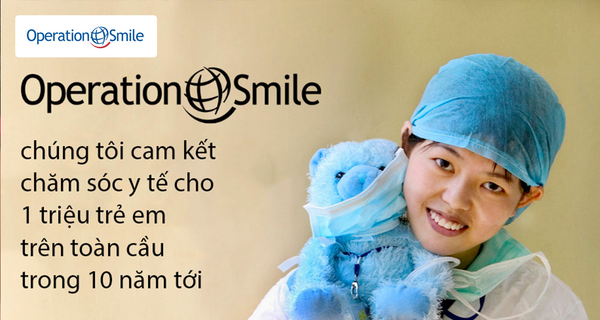 Nhân kỷ niệm 40 năm, tổ chức Operation Smile đưa ra cam kết chăm sóc y tế cho một triệu trẻ em toàn cầu trong 10 năm tới