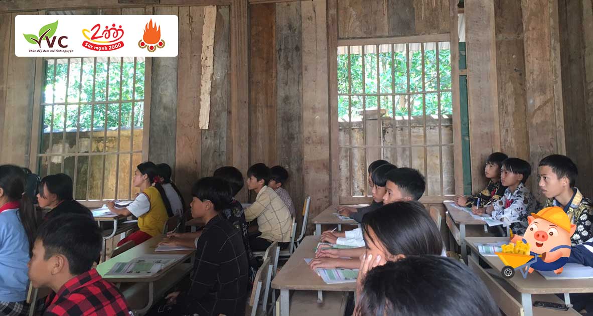 Chung tay góp Heo vàng xây dựng điểm trường  Pá Mỳ 1 - huyện Mường Nhé - tỉnh Điện Biên để các em học sinh trung học có phòng mới, sạch sẽ, kiên cố và an toàn.