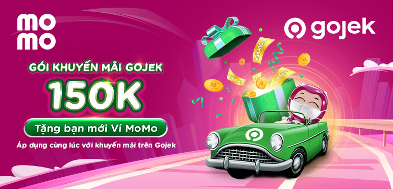MoMoxGojek - Rinh 6 deal giảm giá cực đỉnh khi nhập mã GOJEK150.