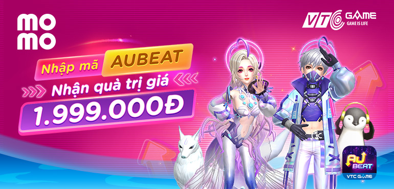 Nhập mã “AUBEAT” - Nhận giftcode cực đỉnh trị giá 1,999,000đ từ game nhảy mobile AU BEAT