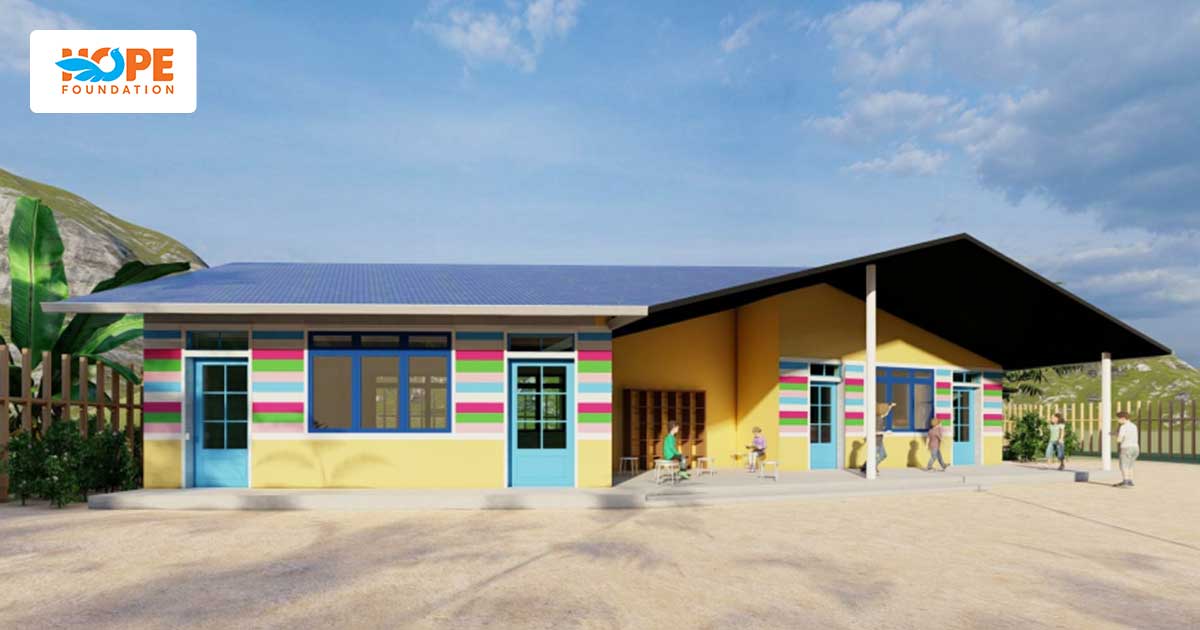 Thiết kế trường Mầm non và Tiểu học Tá Miếu sau khi xây mới - 1
