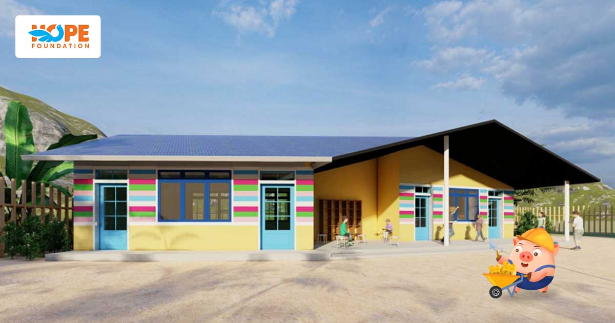 Thiết kế trường Mầm non và Tiểu học Tá Miếu sau khi xây mới - 2