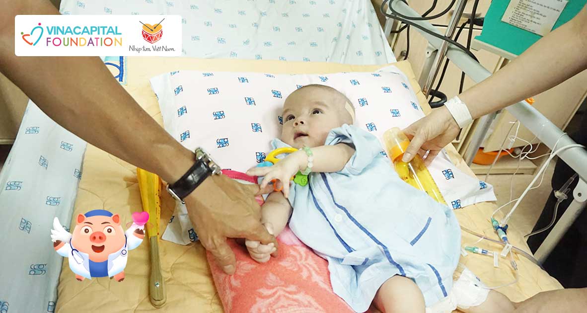 Cùng VinaCapital Foundation góp Heo Vàng mang Tết thiếu nhi trọn vẹn đến với 35 trẻ em mắc bệnh tim bẩm sinh