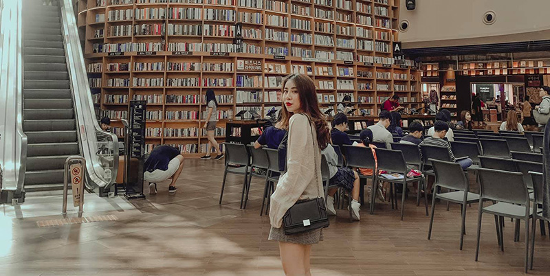Thư viện Starfield là một trong những điểm đến hút khách ở Hàn Quốc