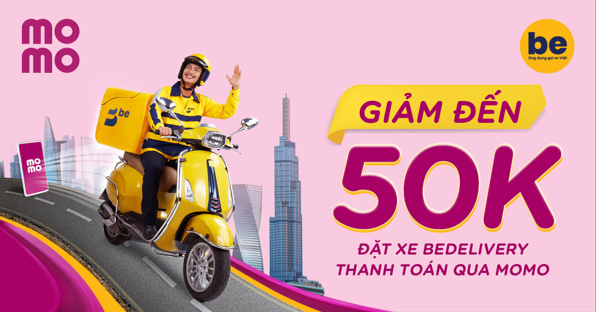 Đặt beDelivery giao hàng khoẻ re, đón deal đến 50K rẻ bất ngờ
