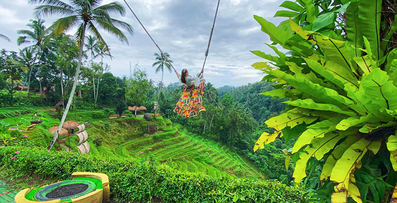 Vẻ đẹp xanh mướt của Bali vào giai đoạn tháng 6