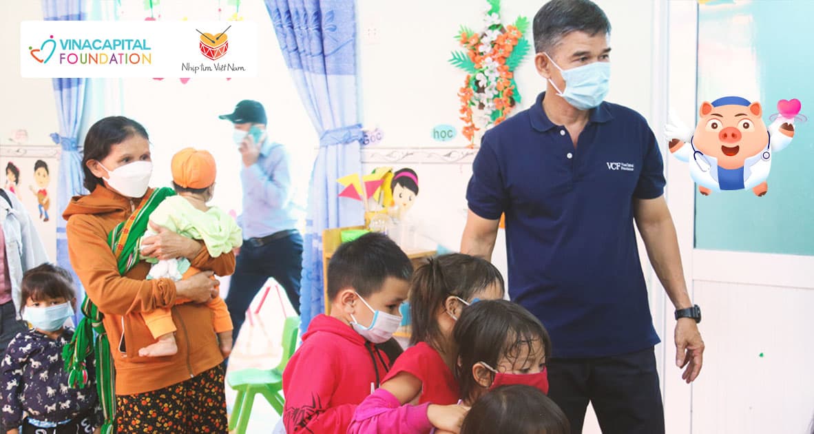 Các nhà tài trợ thông qua Nhịp Tim Việt Nam chỉ cần đóng góp 28.000.000 VNĐ là có thể cứu được một em bé mắc bệnh tim bẩm sinh