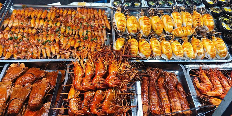 Những món đồ hải sản thơm ngon tại chợ đêm Phú Quốc