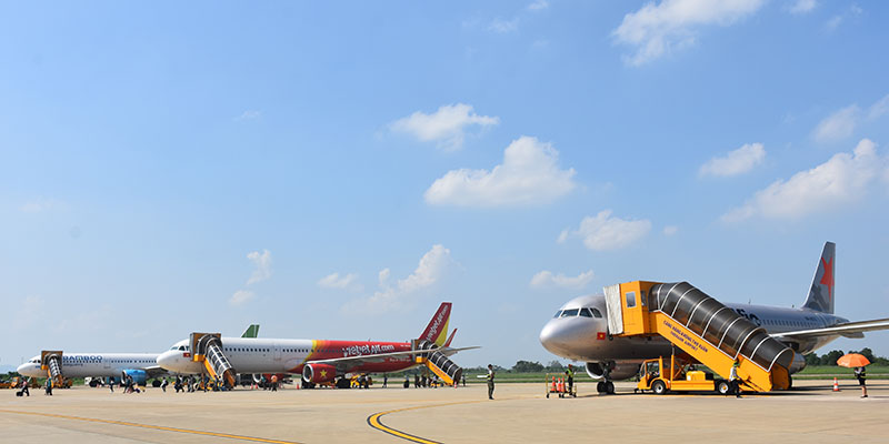 Sân bay Thọ Xuân Thanh Hóa phục vụ các chuyến bay nội địa