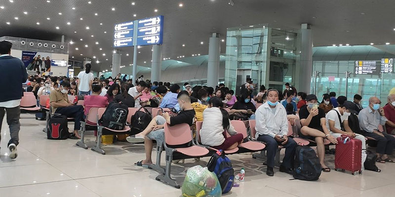 Khu vực phòng chờ ở sân bay Thọ Xuân