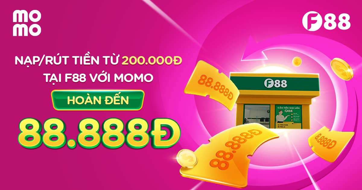 KHÁCH HÀNG DÙNG VÍ ĐIỆN TỬ MOMO THANH TOÁN TẠI F88