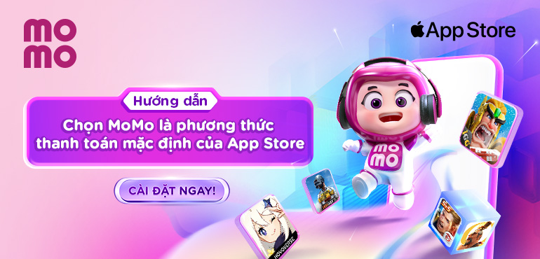 Thiết lập MoMo là kênh thanh toán mặc định trên App Store