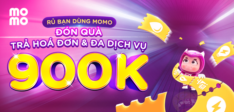 Quà VIP 900.000Đ phiên bản giới hạn tặng bạn khi Giới thiệu MoMo