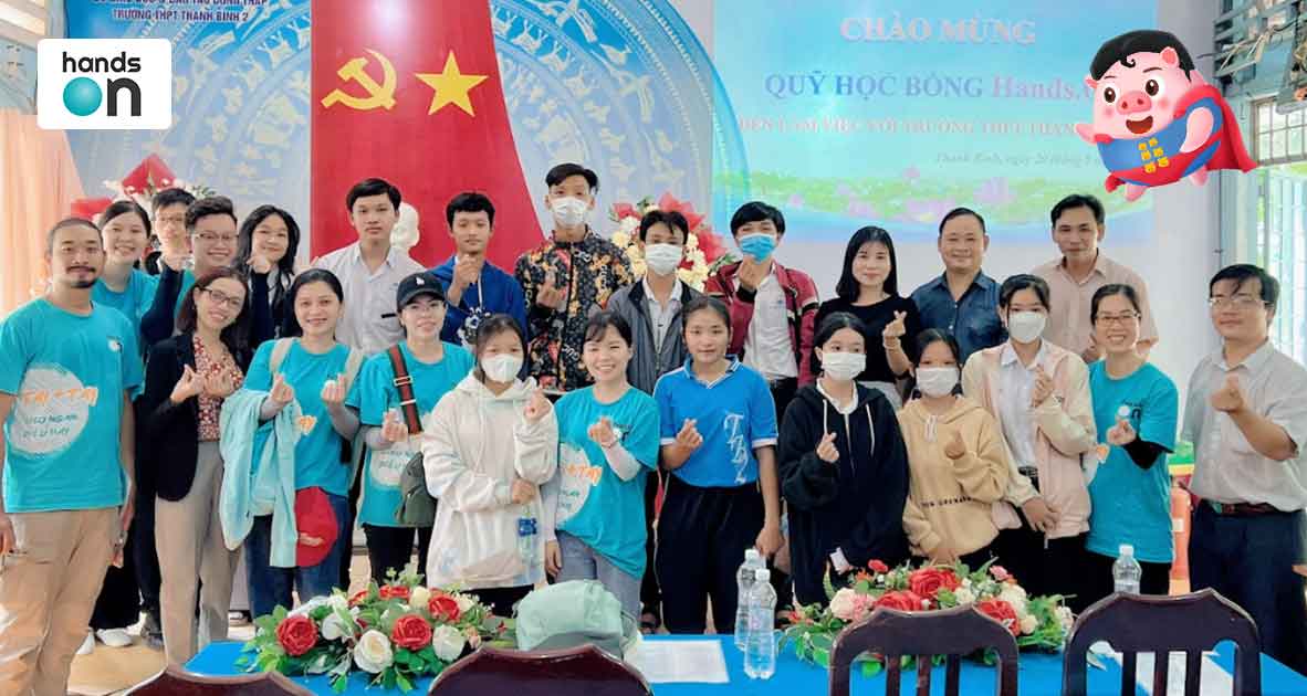 “Tay cộng tay – Cho hạt nảy mầm” - Chung tay tiếp bước cho ước mơ tới trường của các em học sinh vượt khó, học giỏi tại huyện Thanh Bình, tỉnh Đồng Tháp