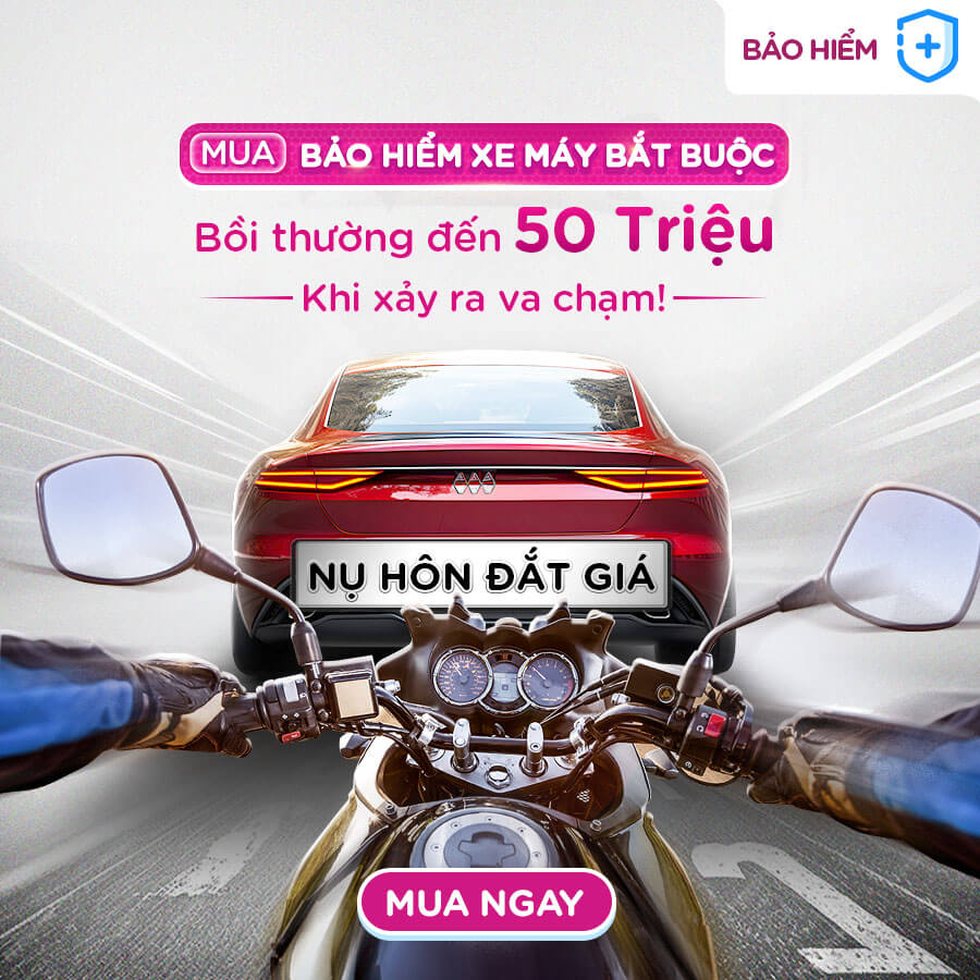 Lỡ va chạm, có Bảo hiểm Xe máy Bắt buộc bồi thường đến 50 triệu!
