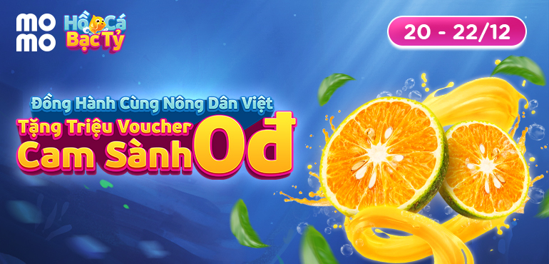 Bão Deal cùng 100 tấn cam sành 0Đ đổ bộ tại Hồ Cá Bạc Tỷ!